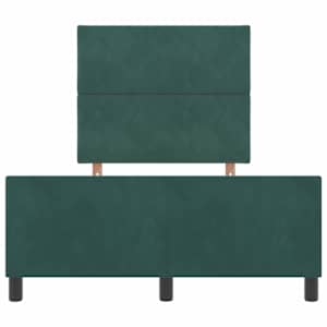 Postel s boxspringem s čelo Tmavě zelená 120 x 200 cm samet - obrázek 7