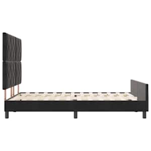 Postel s boxspringem s čelo Černá 160 x 200 cm samet - obrázek 8