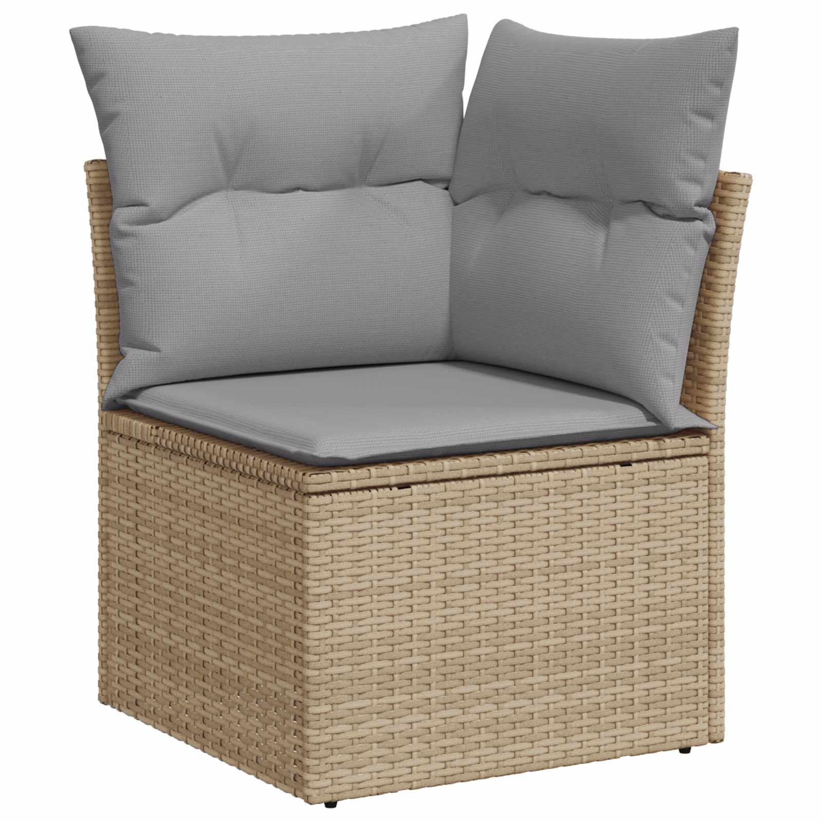 Sada zahradních pohovek 7 pcs 6-Seater Beige a šedá polyratan3353929