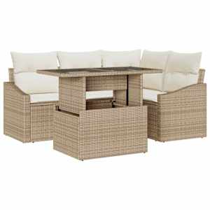 vidaXL Aia Diivanikomplekt 5 tk Beez ja koor