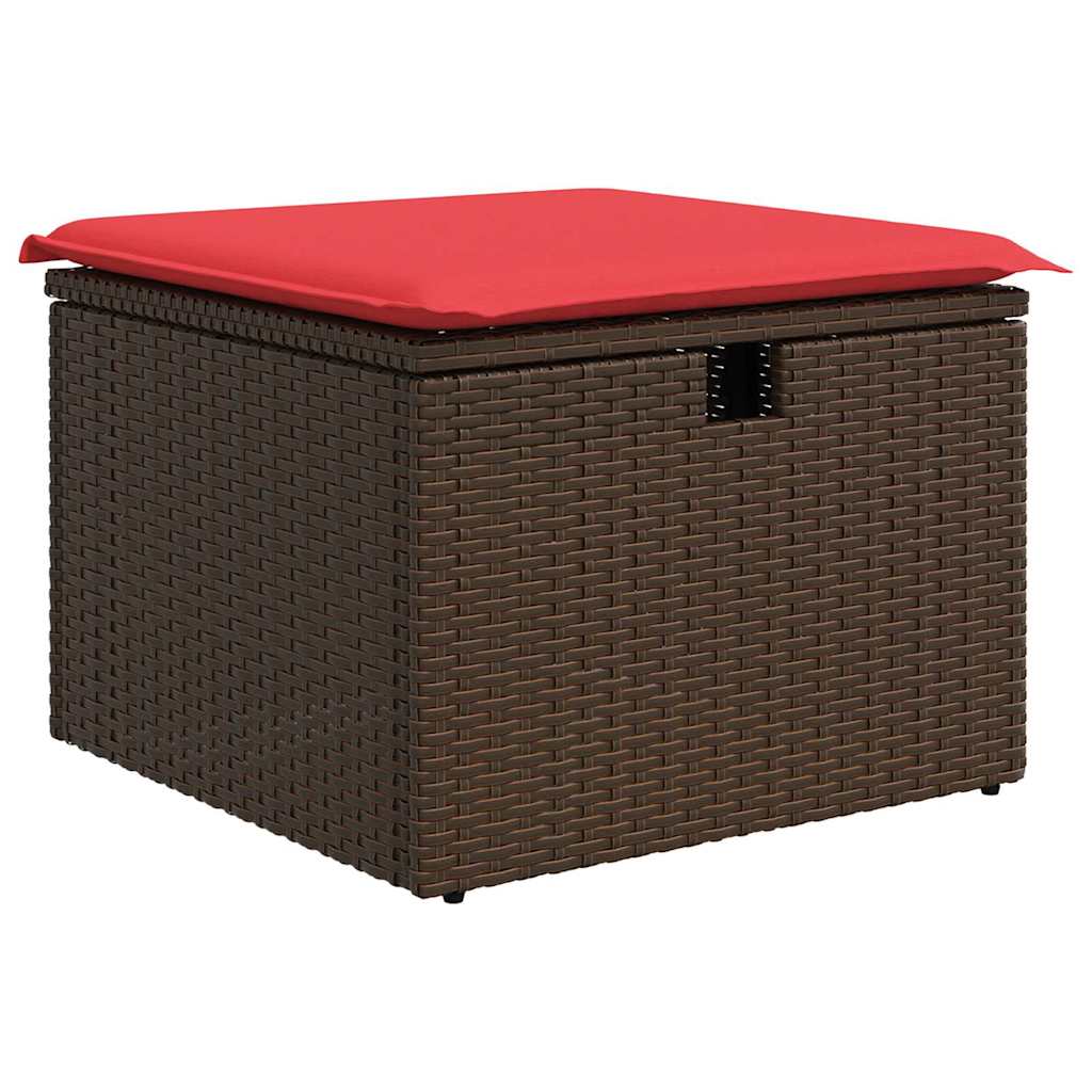 Garden Sofa Set with Cushion Poly rattan Outdoor Sofa Garden Seating vidaXL - Picture 40 of 42