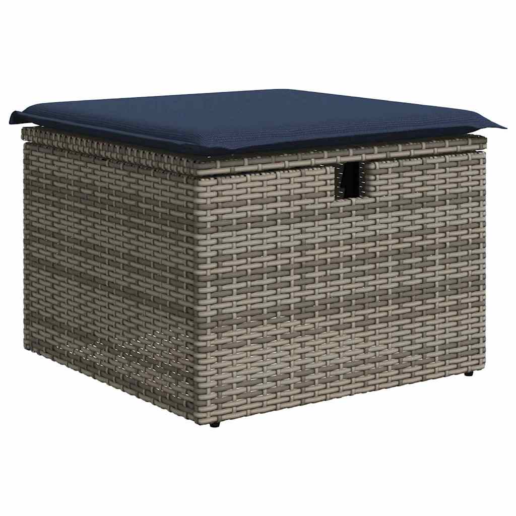 Garden Sofa Set with Cushion Poly rattan Outdoor Sofa Garden Seating vidaXL - Picture 21 of 42