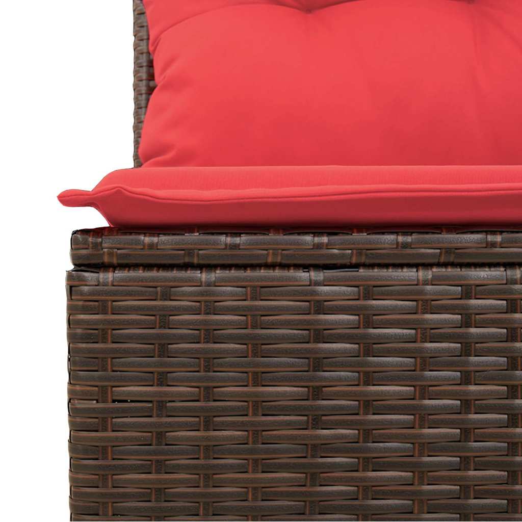 Garden Sofa Set with Cushion Poly rattan Outdoor Sofa Garden Seating vidaXL - Picture 34 of 42