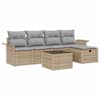 vidaXL Aia Diivanikomplekt 6 tk Pol&uuml;rooster