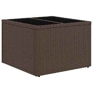 Sada zahradních pohovek s polštářem 7 pcs Poly ratan - obrázek 6