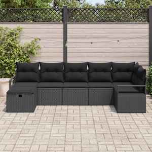Set pohovek s polštářem 5 pcs polyratan - obrázek 3