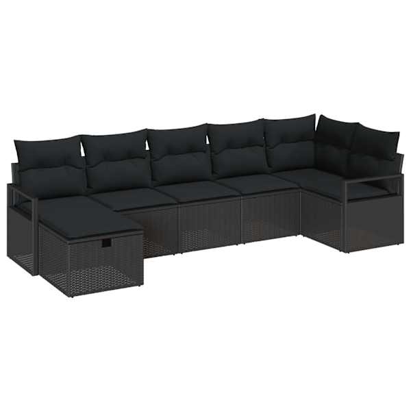 vidaXL Diivanikomplekt 5 tk pol&uuml;rotang