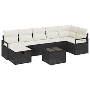 Set pohovek s polštářem 4 pcs polyratan - obrázek 2
