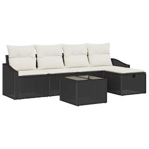Set pohovek s polštářem 5 pcs polyratan - obrázek 2