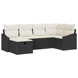 Set pohovek s polštářem 7 pcs polyratan - obrázek 2