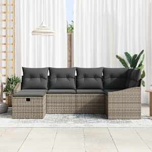 Set pohovek s polštářem 7 pcs polyratan - obrázek 3