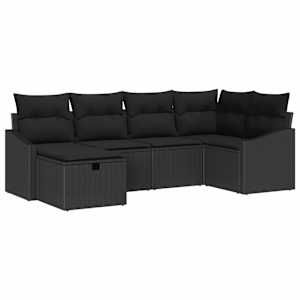 Set pohovek s polštářem 7 pcs polyratan - obrázek 2