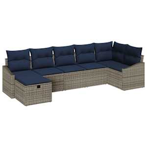 Set pohovek s polštářem 4 pcs polyratan - obrázek 2