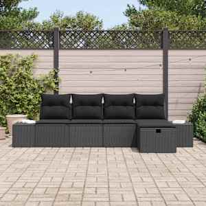 Set pohovek s polštářem 6 pcs polyratan - obrázek 3