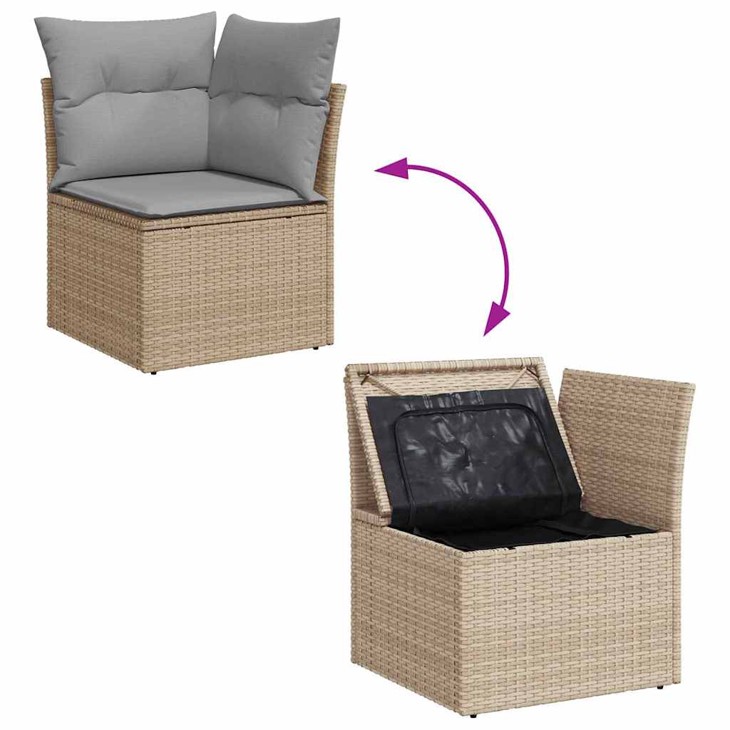 Set pohovek s polštářem 6 pcs polyratan - obrázek 14