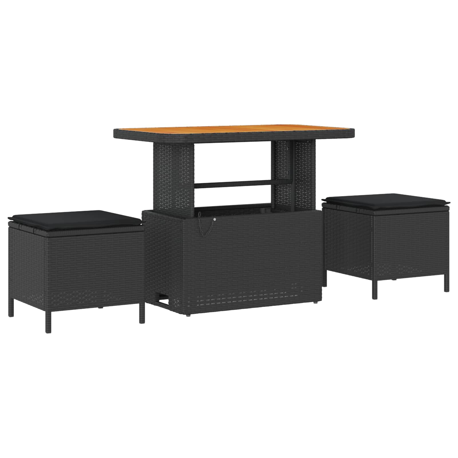 Aia Diivanikomplekt 12 pcs Must polürotang 6 Kõik vajalik sinu aeda ja koju! Aia Diivanikomplekt 12 pcs Must polürotang - Image 6