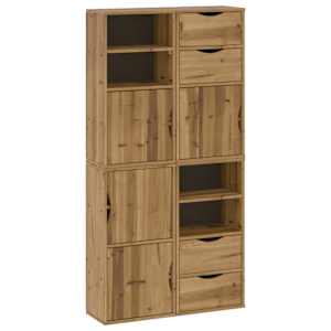 Boční skříňky 4 ks "ODDA" 40x24x79 cm Borovicový masiv - obrázek 2