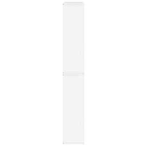 Boční skříňky 4 ks "ODDA" Bílá 40x24x79 cm Borovicový masiv - obrázek 7