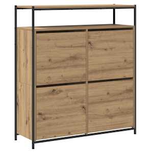vidaXL Kinga kapp 100 x 34 x 112 cm Tehispuit Artisan tamm