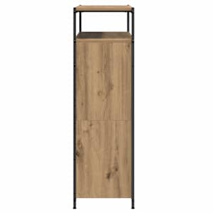 Skříň na obuv Artisanový dub 100 x 34 x 112 cm kompozitní dřevo - obrázek 7