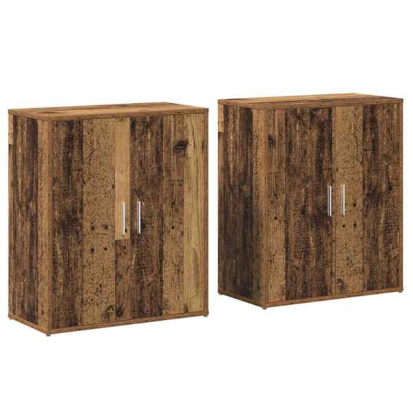 vidaXL K&otilde;ide 2 tk Vana puit 60 x 31 x 70 cm Tehispuit