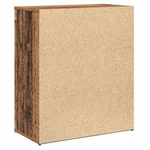 Servírovací skříň 2 pcs Staré dřevo 60 x 31 x 70 cm - obrázek 9
