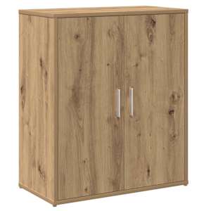 Servírovací skříň 2 pcs Artisanový dub 60 x 31 x 70 cm - obrázek 6