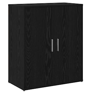 Servírovací skříň 2 pcs Černý dub 60 x 31 x 70 cm - obrázek 6