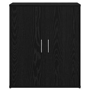 Servírovací skříň 2 pcs Černý dub 60 x 31 x 70 cm - obrázek 7