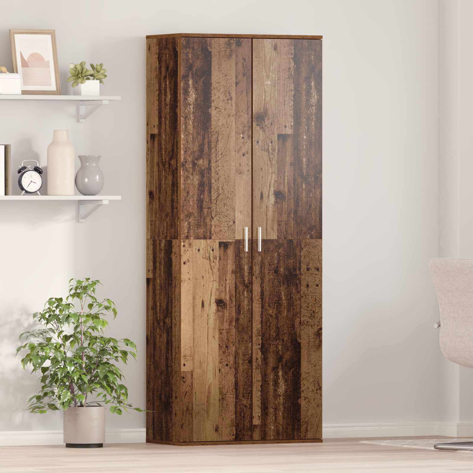vidaXL Bufet Lemn vechi 70 x 33.5 x 180 cm Lemn compozit