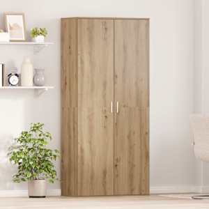 Predalnik artisan hrast 80 x 39 x 178 cm Konstruiran les