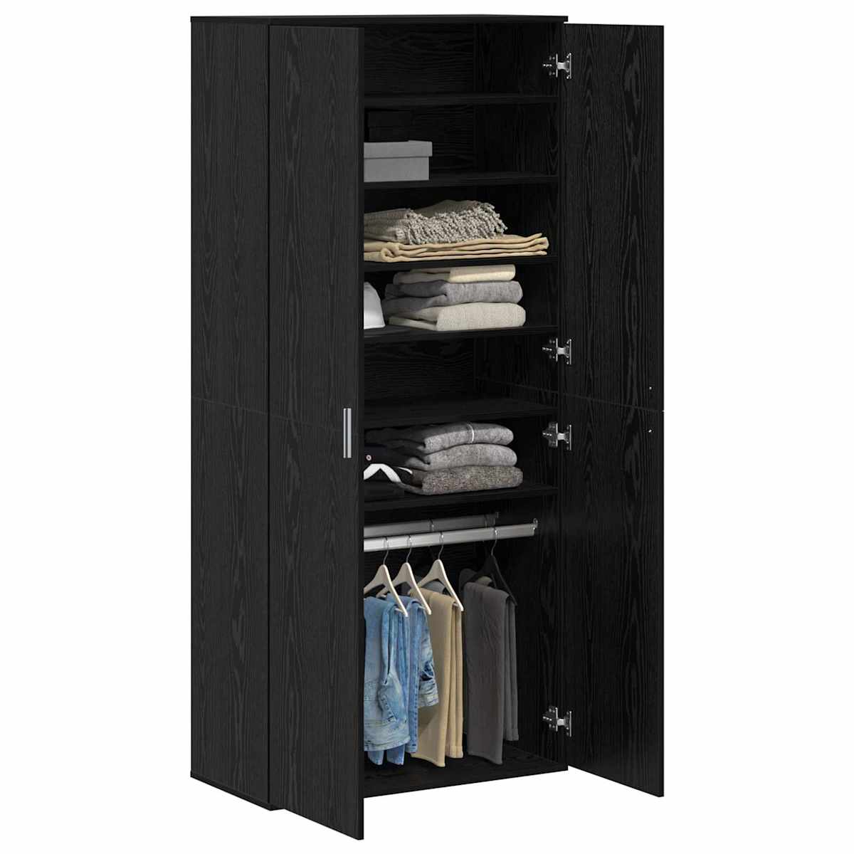 Highboard 80 x 39 x 178 cm Konstrueret træ - Billede 3