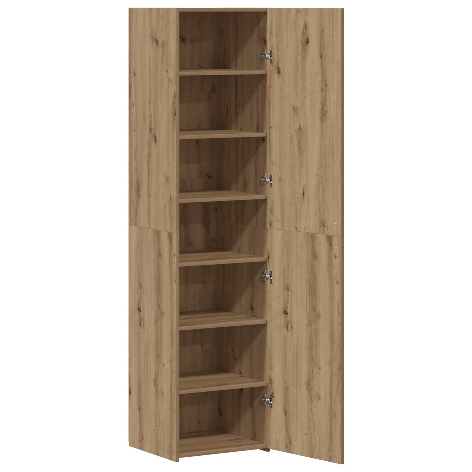 vidaXL Bufet Stejar Artizanal 45 x 42,5 x 185 cm