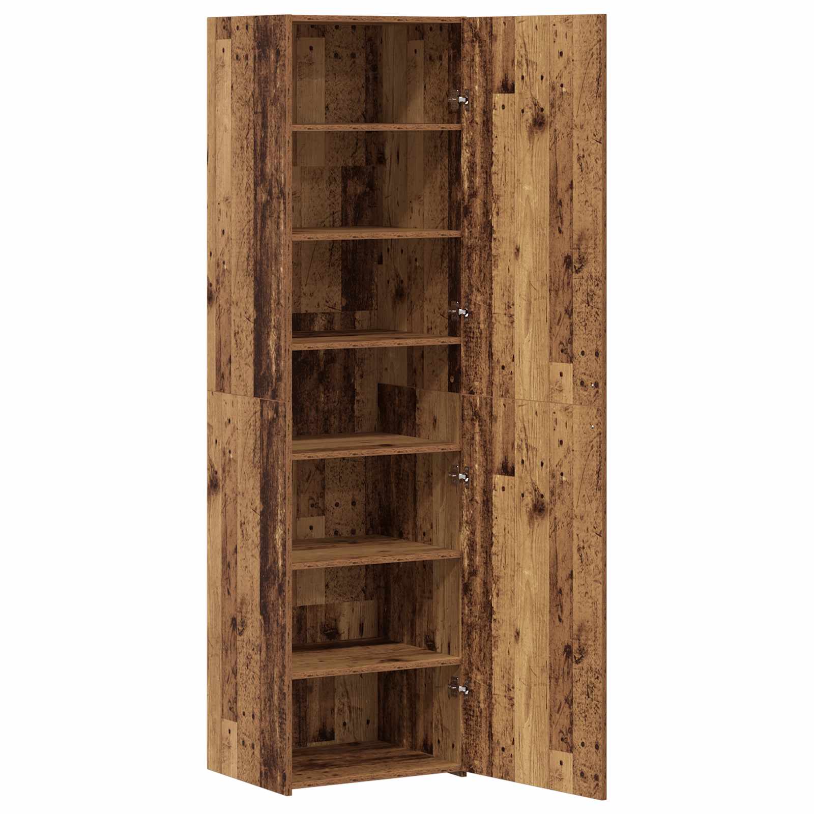 Vysoký bufet 2 pcs Staré dřevo 50 x 42,5 x 185 cm - obrázek 2