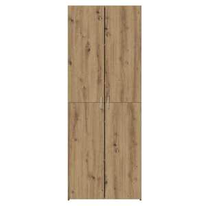 Vysoký bufet Artisanový dub 70 x 42,5 x 185 cm - obrázek 6