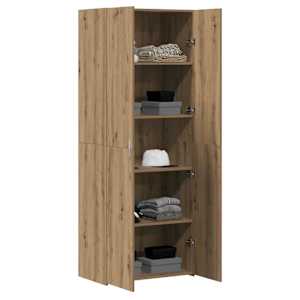 Vysoký bufet Artisanový dub 70 x 42,5 x 185 cm - obrázek 3