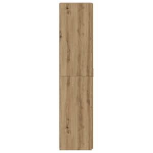 Vysoký bufet Artisanový dub 70 x 42,5 x 185 cm - obrázek 7
