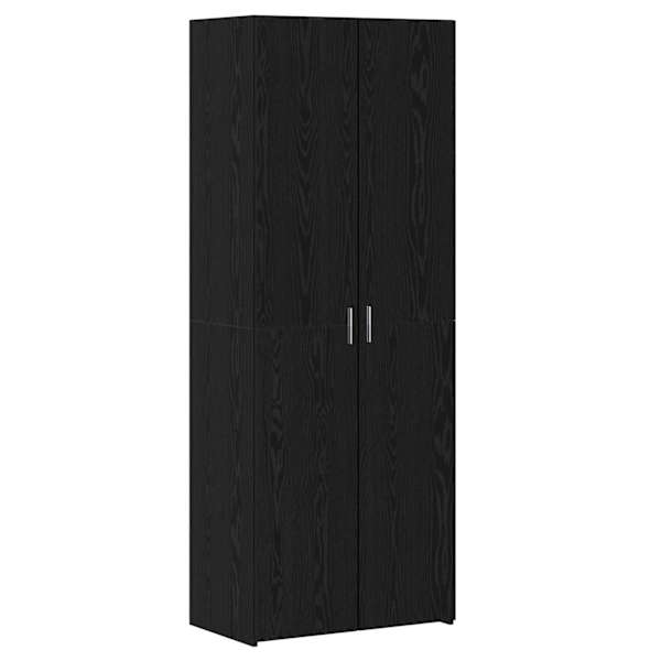 vidaXL K&otilde;rgushein Must tamm 70 x 42,5 x 185 cm