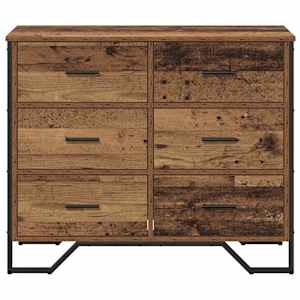 Příborník se zásuvkou 2 pcs Staré dřevo 91 x 35,5 x 74,5 cm - obrázek 6