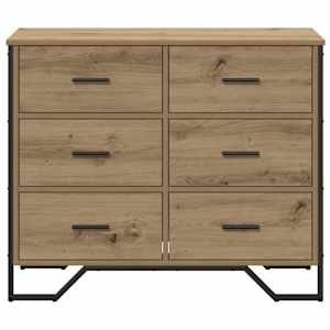 Příborník se zásuvkou 2 pcs Artisanový dub 91 x 35,5 x 74,5 cm - obrázek 6