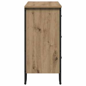 Příborník se zásuvkou 2 pcs Artisanový dub 91 x 35,5 x 74,5 cm - obrázek 7