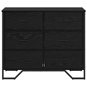 Příborník se zásuvkou 2 pcs Černý dub 91 x 35,5 x 74,5 cm - obrázek 6