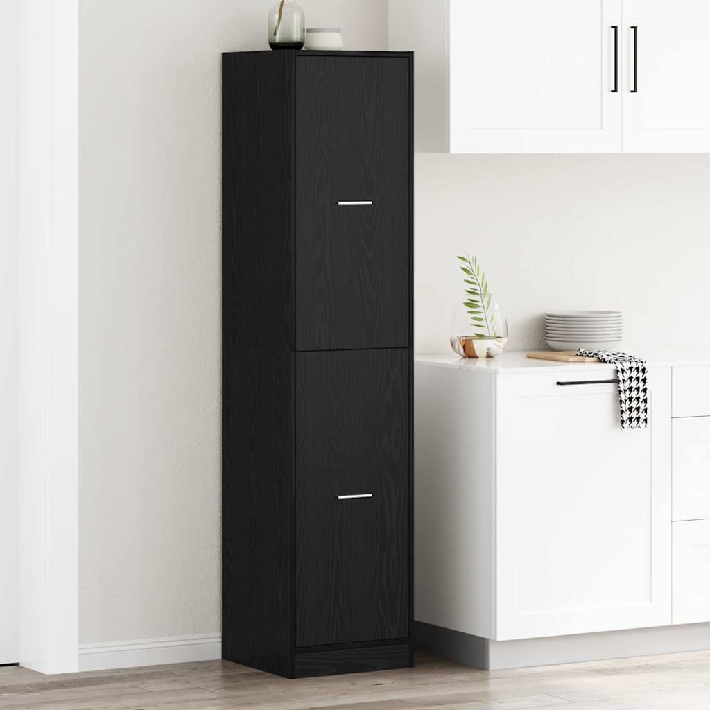 Apotechársky kabinet Čierny dub 40x41x174,5 cm Inžinierske drevo 3365626