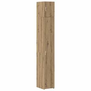 vidaXL S&auml;ilituskapp riiulitega Artisan tamm 30 x 42,5 x 225 cm