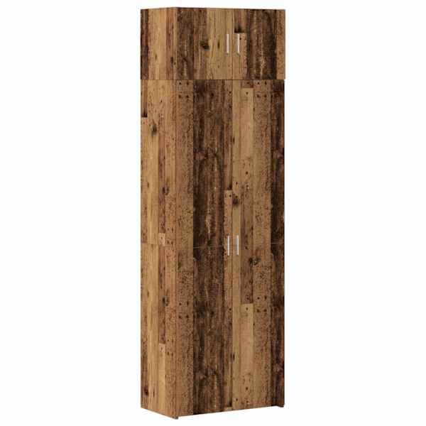 vidaXL Hoiukapp 2 tk Vana puit 70 x 42,5 x 185 cm
