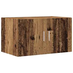 Úložná skříňka 2 pcs Staré dřevo 70 x 42,5 x 185 cm - obrázek 7