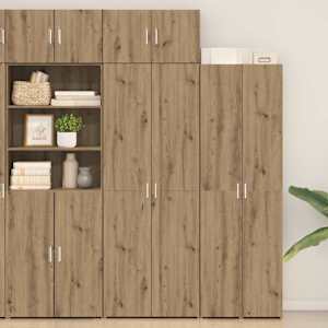 Úložná skříňka 3 pcs Artisanový dub - obrázek 1