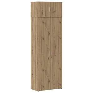 Úložná skříňka 3 pcs Artisanový dub - obrázek 2