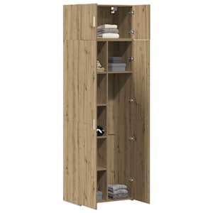 Úložná skříňka 3 pcs Artisanový dub - obrázek 3