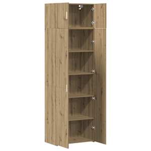 Úložná skříňka 2 pcs Artisanový dub 70 x 42,5 x 225 cm - obrázek 5
